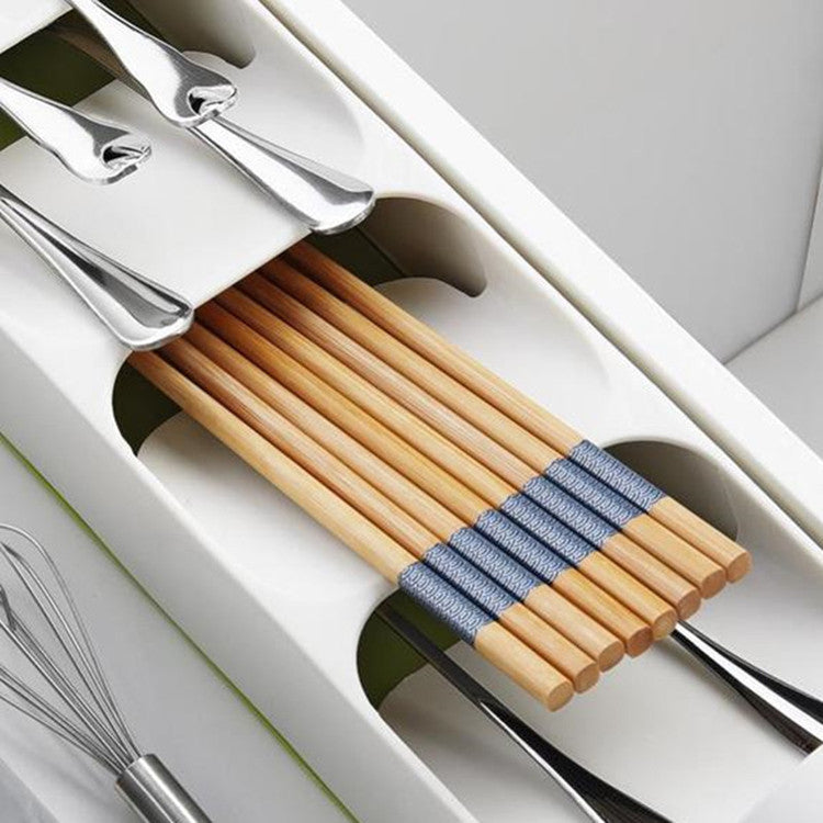 Kitchen Drawer Cutlery Organizer Box