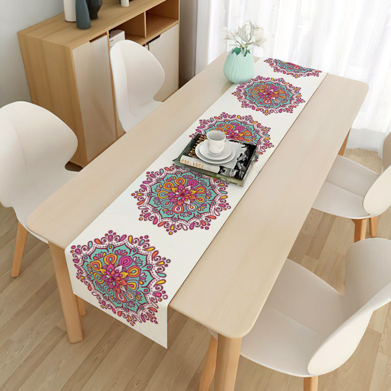 Drapeau de table décoratif en tissu pour la maison musulmane pendant le Ramadan