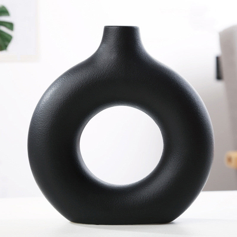 Nouveau vase à biscuits avec particules givrées, dispositif de composition florale