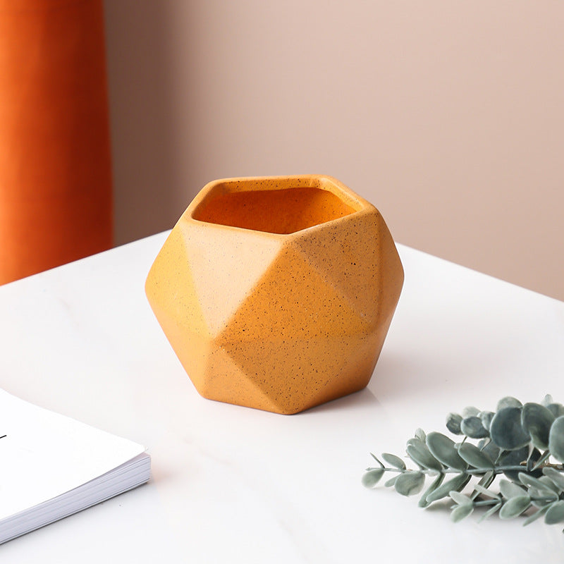 Pot de fleurs créatif en céramique avec motif de viande pour le jardinage à domicile