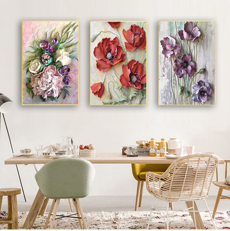 Affiche florale Navia, décoration murale sur toile
