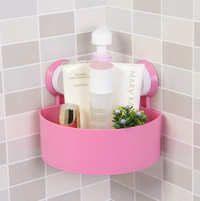 Étagère d'angle pour salle de bain