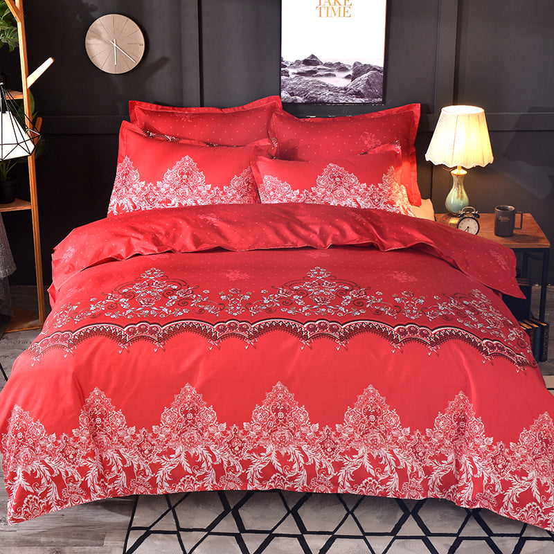 Linge de maison, housse de couette en dentelle de luxe légère américaine, literie