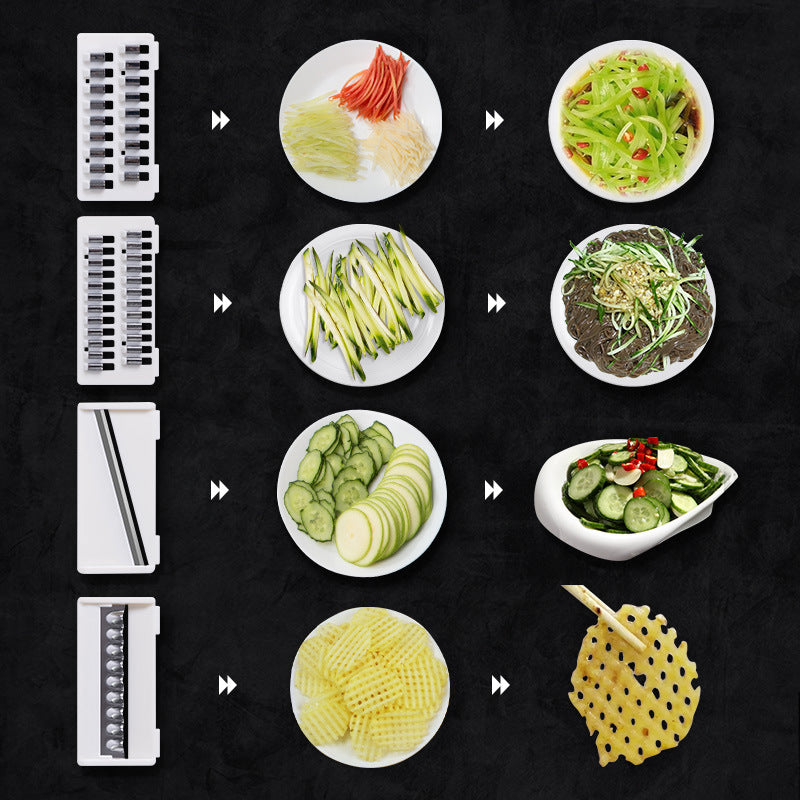 Coupe-légumes Accessoires de cuisine Épluche-fruits et pommes de terre Râpe à carottes et fromage Trancheuse à légumes
