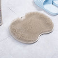 Brosse de bain massante, tapis de bain antidérapant, brosse de massage du dos, ventouse en silicone, coussinet de massage des pieds, outil de nettoyage du corps