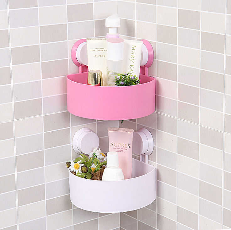 Étagère d'angle pour salle de bain