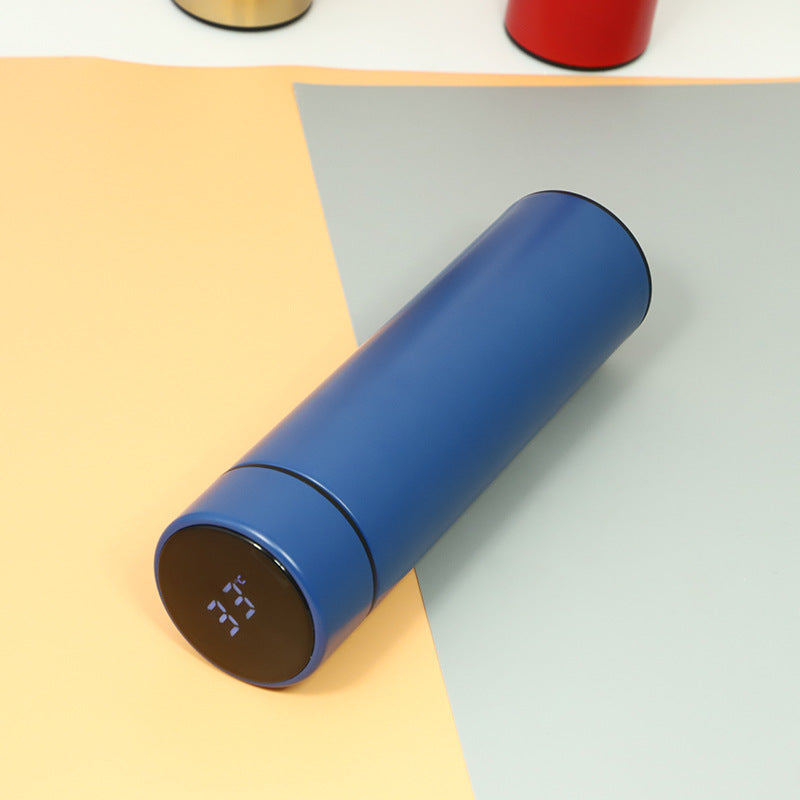 Bouteille isotherme intelligente en acier inoxydable avec affichage de la température, tasse à café isotherme.