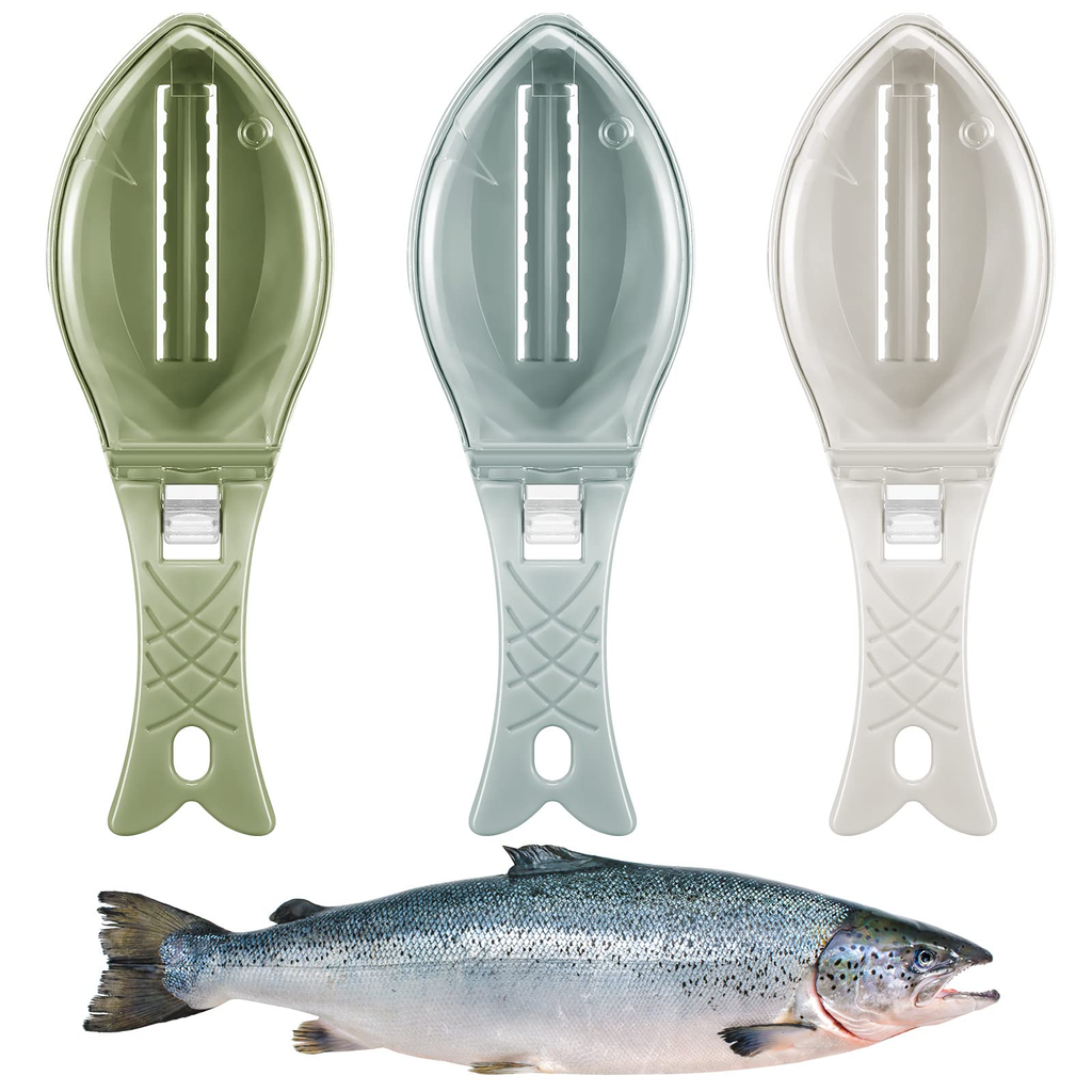 Brosse à écailles de poisson, râpe à écailles, couteau à poisson à démontage rapide, outil de cuisine pour le nettoyage et l'écaillage des poissons