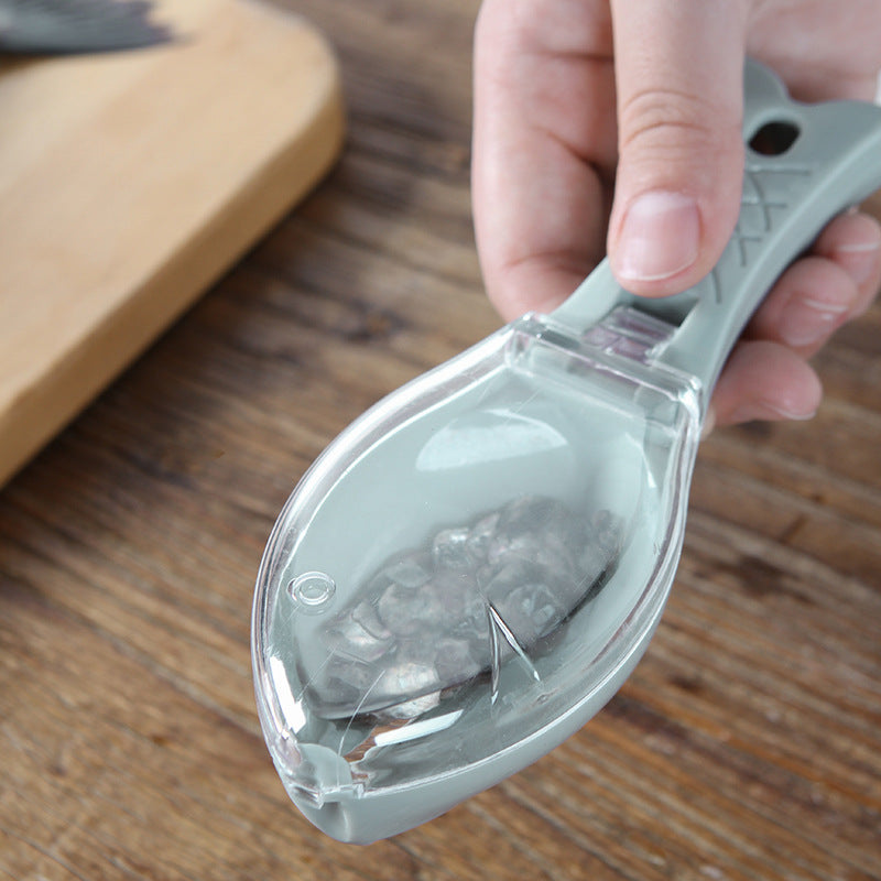 Brosse à écailles de poisson, râpe à écailles, couteau à poisson à démontage rapide, outil de cuisine pour le nettoyage et l'écaillage des poissons