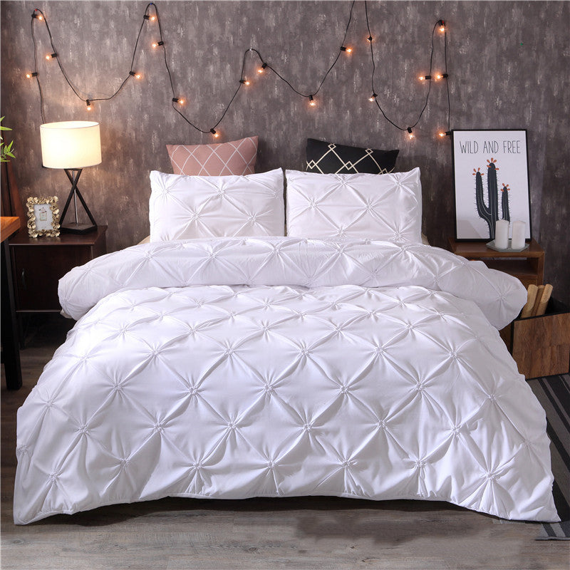 Linge de maison uni, housse de couette unie