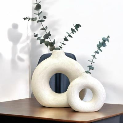 Nouveau vase à biscuits avec particules givrées, dispositif de composition florale