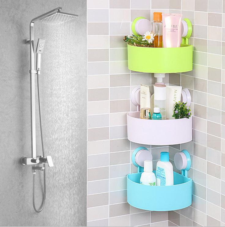 Étagère d'angle pour salle de bain