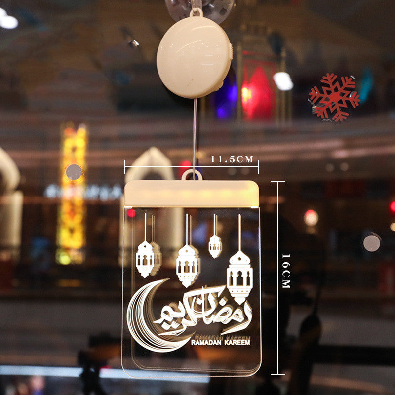 Lampe suspendue LED Ramadan Château Lune Pélose 3D