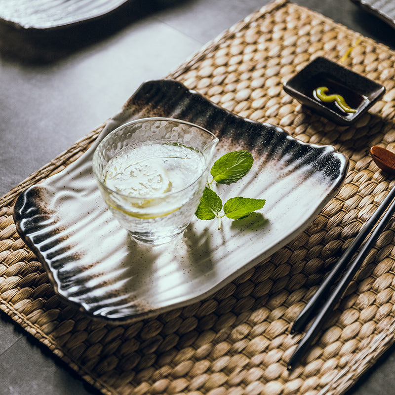 Assiette à sushi plate, assiette créative pour la maison