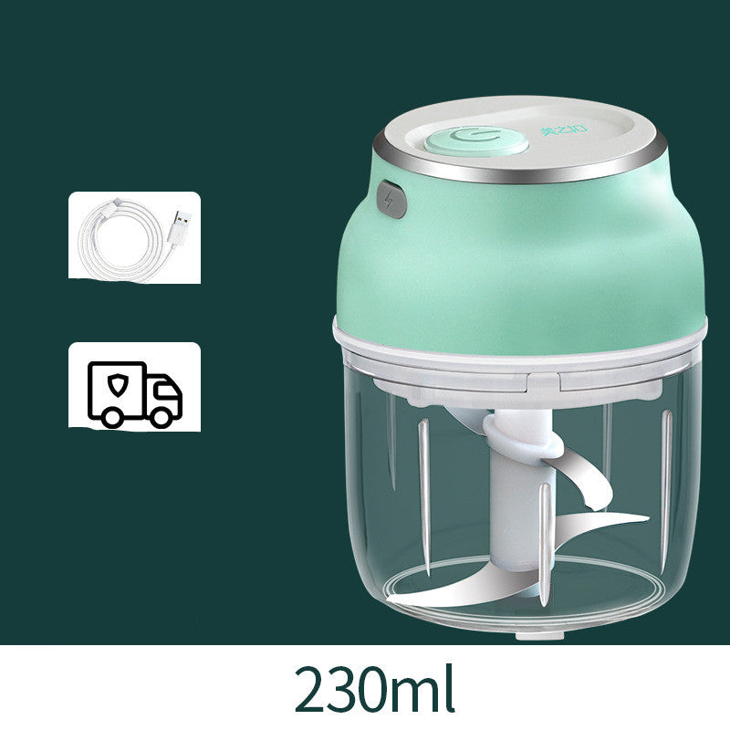 Mini hachoir à ail électrique portable, presse-purée, hachoir à légumes, fruits et viande.