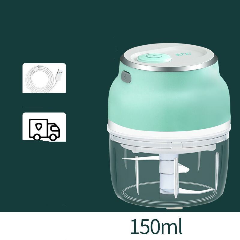 Mini hachoir à ail électrique portable, presse-purée, hachoir à légumes, fruits et viande.