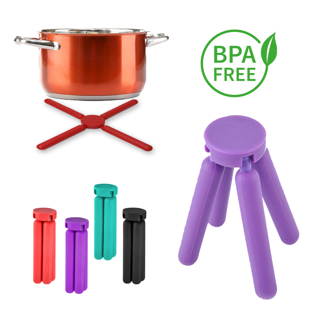 Set de table pliable en silicone, dessous de tasse isolant en forme de croix, support de téléphone portable, accessoires de cuisine pour la maison et la maison
