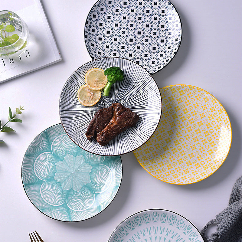 Assiette à petit-déjeuner créative pour la maison, assiette repas, assiette à dîner, vaisselle à sushis