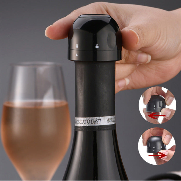 Bouchon de bouteille de vin rouge sous vide, bouchon de bouteille de champagne scellé en silicone, bouchon de vin sous vide pour conserver la fraîcheur, outils de bar
