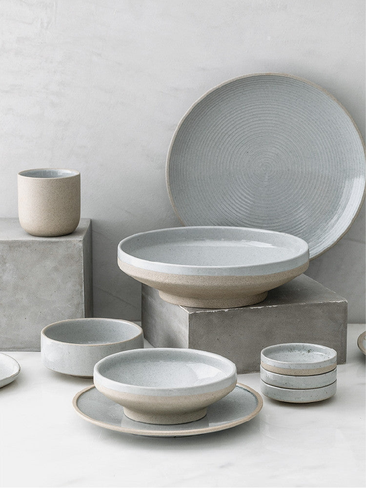 Ensemble d'assiettes plates, d'assiettes et de bols pour la maison
