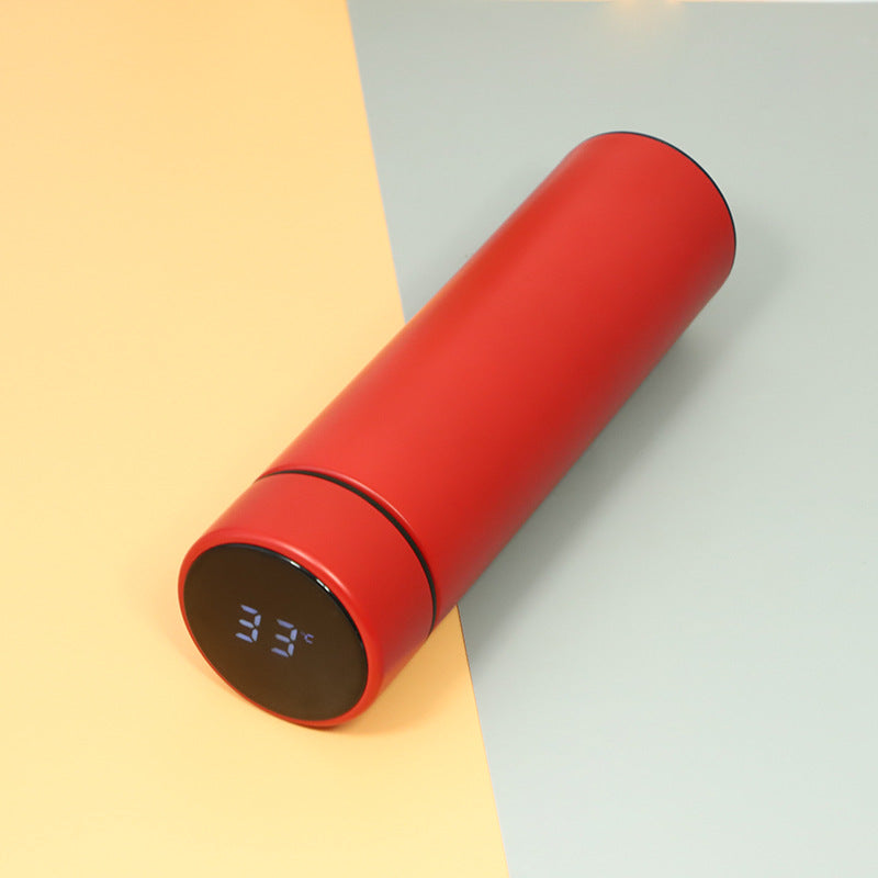 Bouteille isotherme intelligente en acier inoxydable avec affichage de la température, tasse à café isotherme.