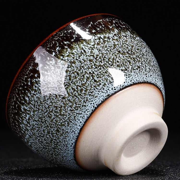 Coffret cadeau pour la maison : service à thé Kung Fu en céramique Kiln Change