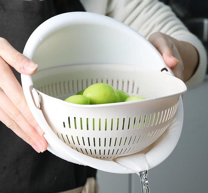 Égouttoir pour évier double, panier à fruits pour laver les casseroles de cuisine