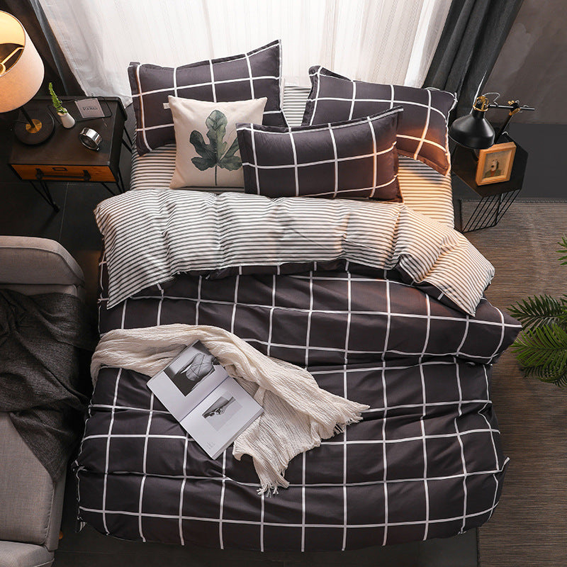 Linge de maison : draps en coton aloe vera, housse de couette