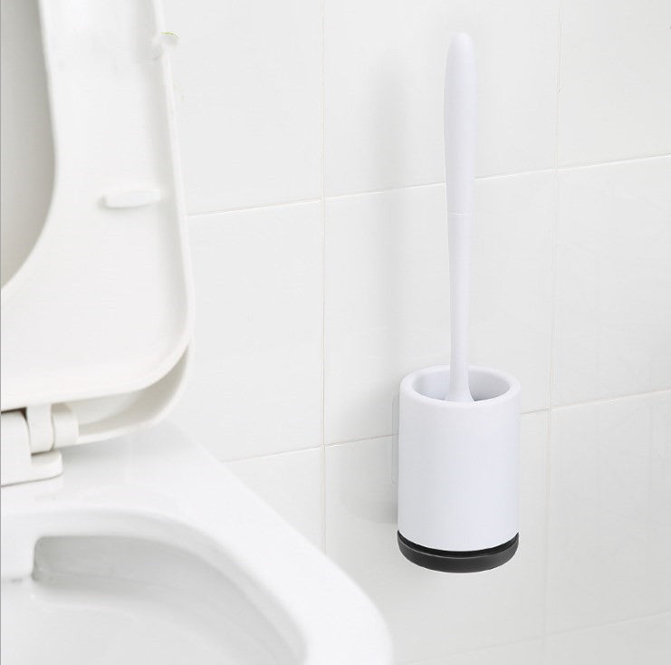 Tête de brosse en plastique souple antiadhésive pour toilettes