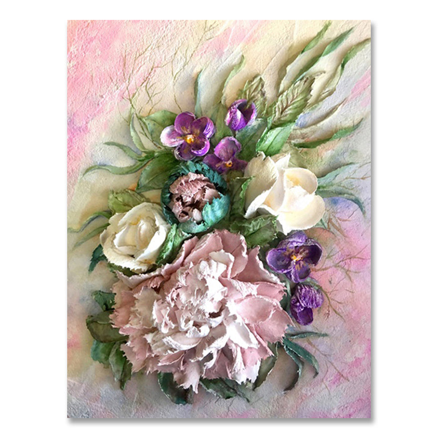 Affiche florale Navia, décoration murale sur toile