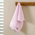 Serviette de toilette pour enfants en pur coton avec motif dessin animé, idéale pour la maison et la maternelle.