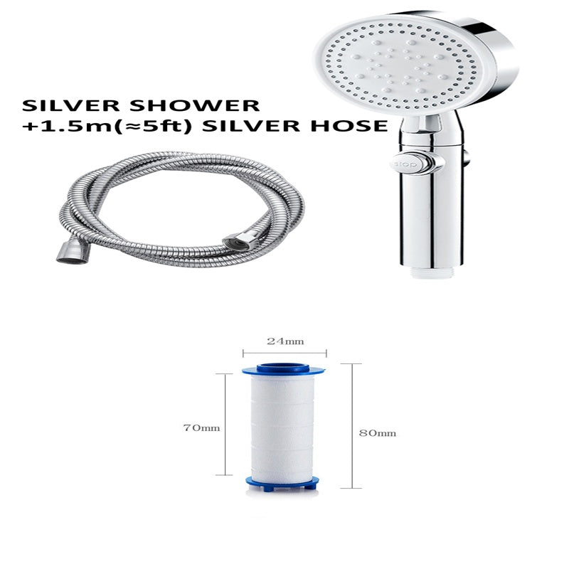 Pommeau de douche à pression élevée avec grand débit.