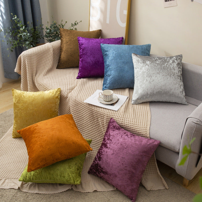 Housse de coussin en velours Ice Crystal, collection automne-hiver New Home Fabric, tout inclus