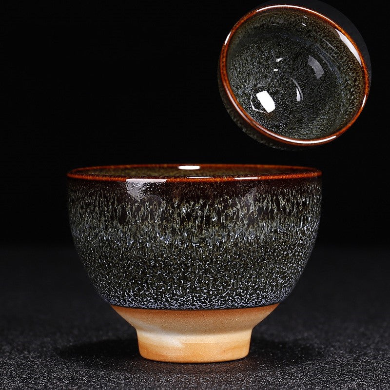 Coffret cadeau pour la maison : service à thé Kung Fu en céramique Kiln Change