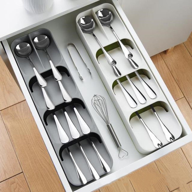 Kitchen Drawer Cutlery Organizer Box