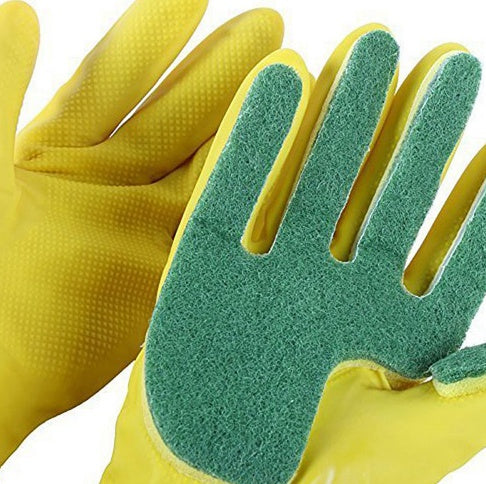 1 paire de gants de nettoyage créatifs pour la maison, le jardin, la cuisine et la vaisselle. Gants en caoutchouc pour le nettoyage ménager, notamment pour la vaisselle.