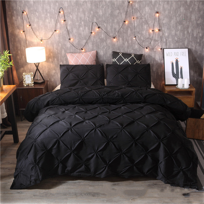 Linge de maison uni, housse de couette unie