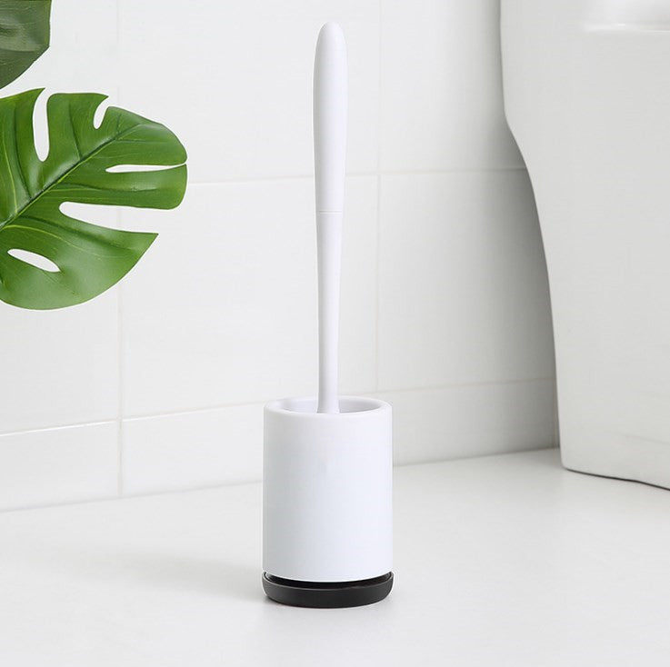 Tête de brosse en plastique souple antiadhésive pour toilettes