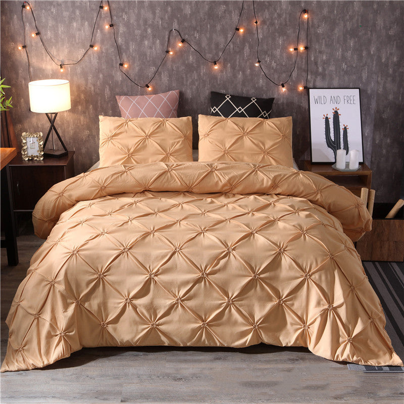 Linge de maison uni, housse de couette unie