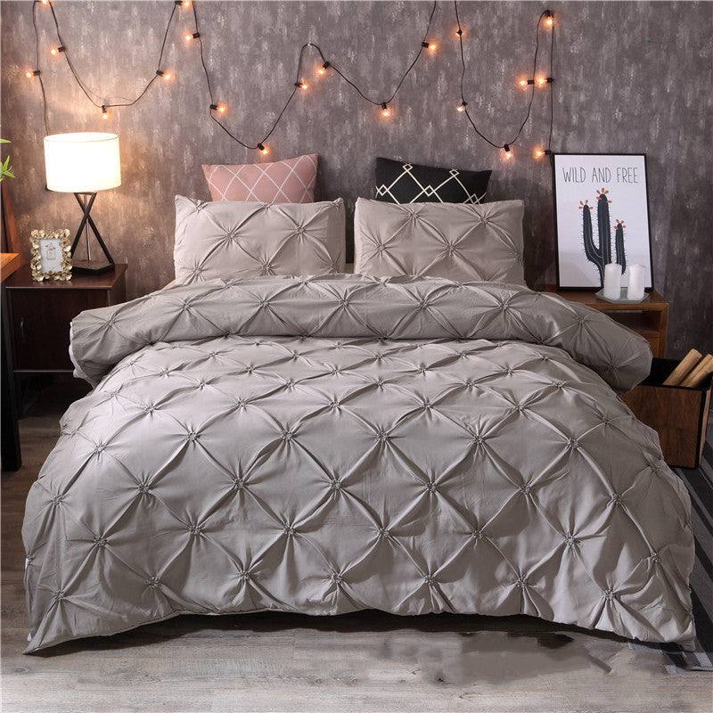 Linge de maison uni, housse de couette unie