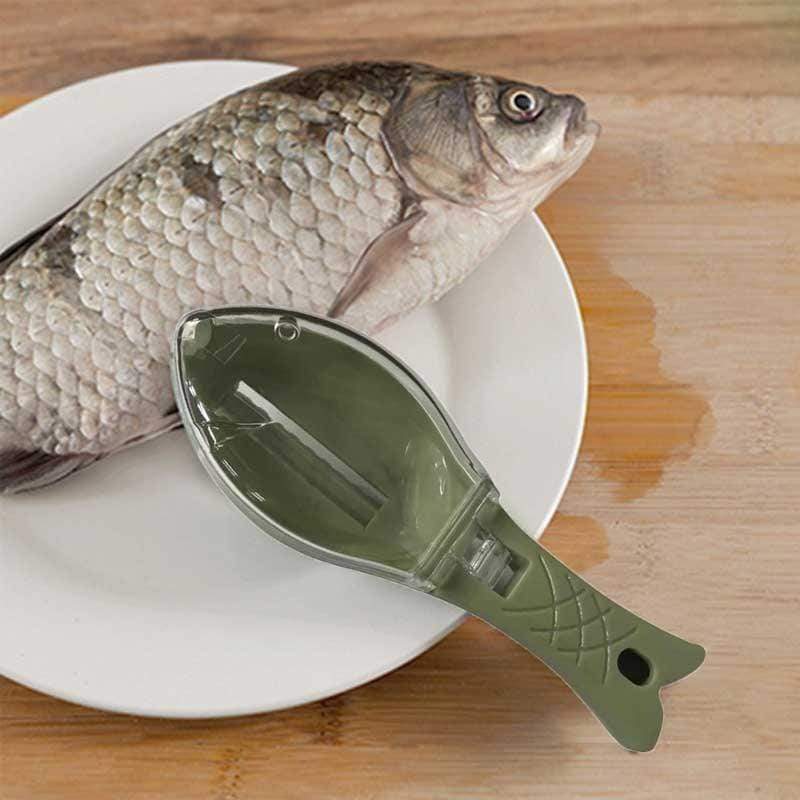 Brosse à écailles de poisson, râpe à écailles, couteau à poisson à démontage rapide, outil de cuisine pour le nettoyage et l'écaillage des poissons