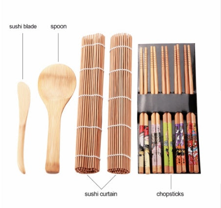 Ensemble d'outils à sushi