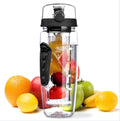 Bouteille shaker à jus avec infuseur à fruits gratuit, bouteille de camping portable pour l'escalade