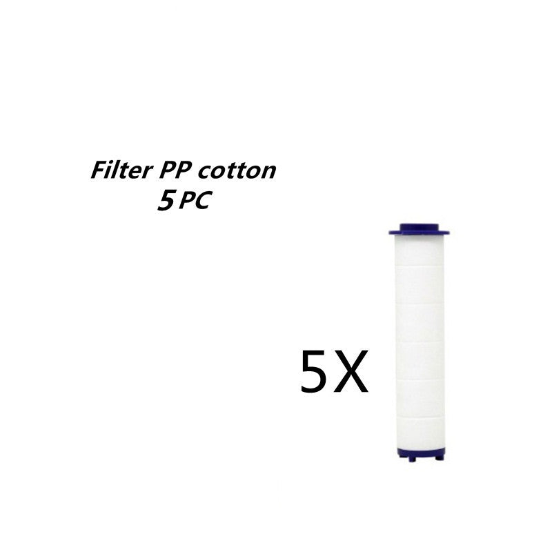 Pommeau de douche à hélice avec bouton d'arrêt et filtre en coton, buse de douchette haute pression turbocompressée