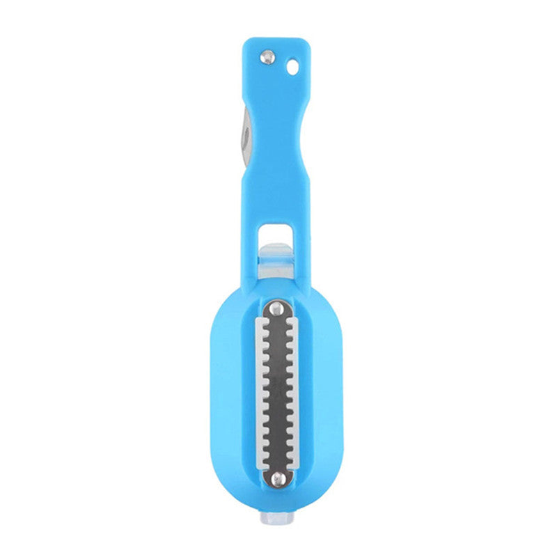 Brosse à écailles de poisson, râpe à écailles, couteau à poisson à démontage rapide, outil de cuisine pour le nettoyage et l'écaillage des poissons
