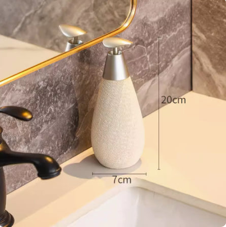 Flacon de gel douche pour salle de bain, flacon de lotion, céramique de salle de bain
