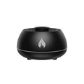 Diffuseur d'huiles essentielles à flamme avec 7 couleurs de lumière, humidificateur d'air pour la maison, 130 ml, USB