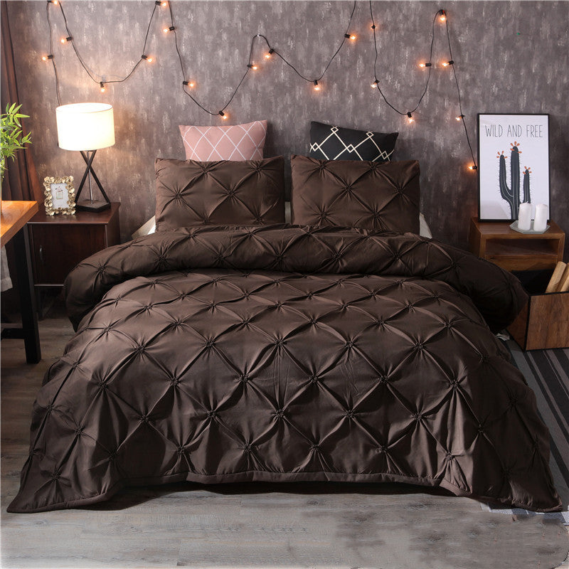Linge de maison uni, housse de couette unie