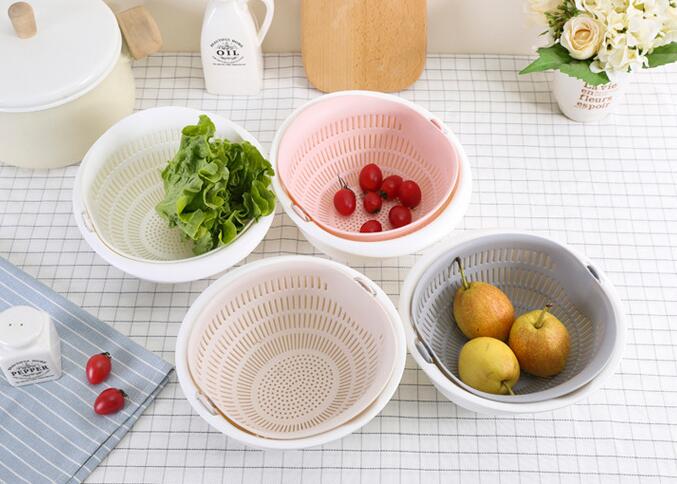 Égouttoir pour évier double, panier à fruits pour laver les casseroles de cuisine