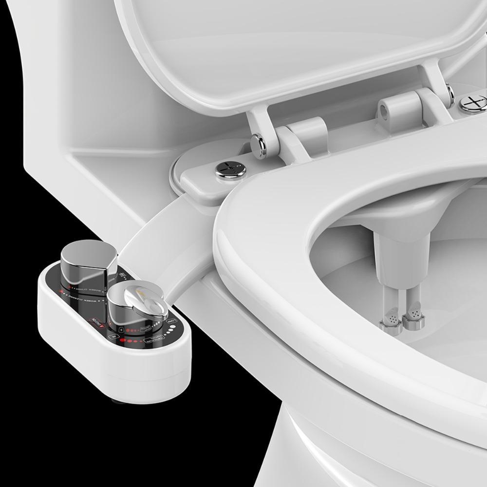 Bidet autonettoyant pour toilettes féminines, siège de toilette chauffant avec jet d'eau